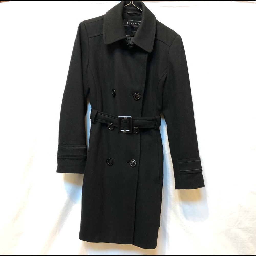 Wool Black Coat